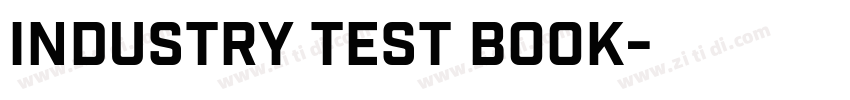 Industry Test Book字体转换